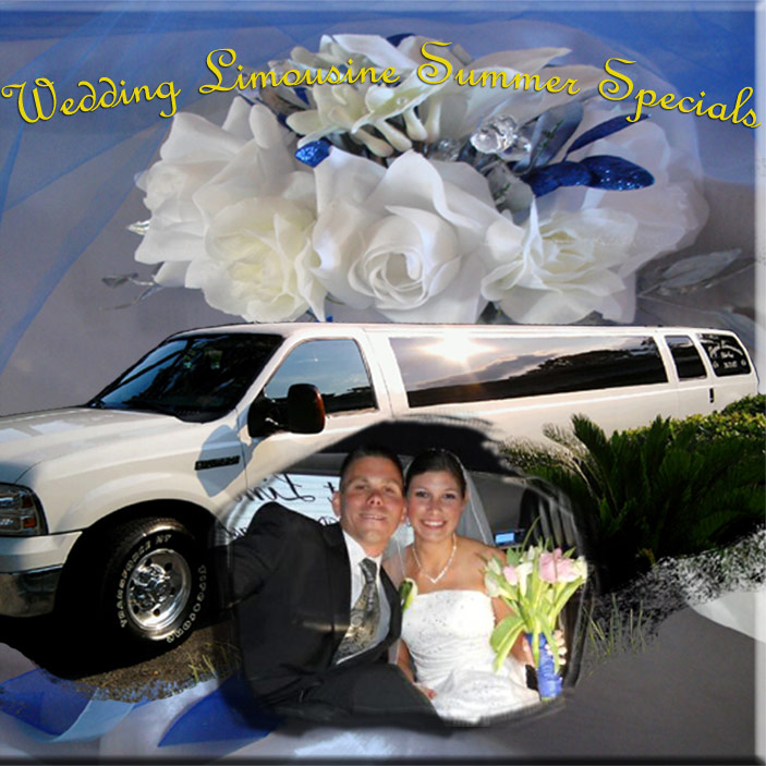 Palm Coast and Daytona Beach Wedding Limousine Summer Specials